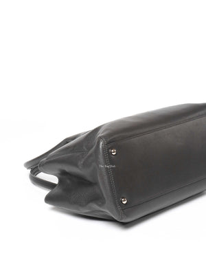 Chanel Dark Grey Small Cerf Tote Bag SHW