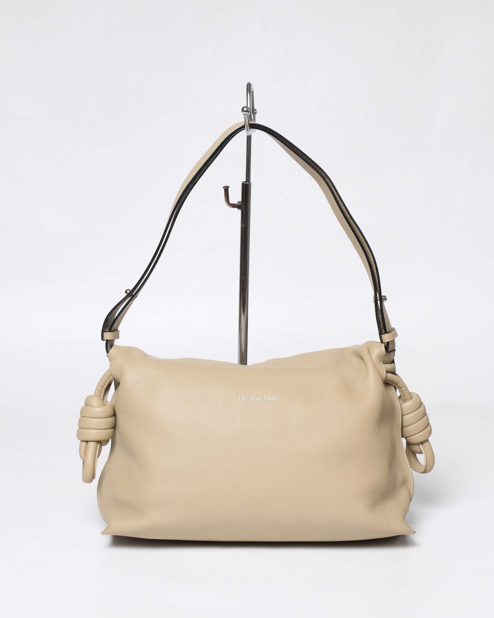 Loewe Beige Flamenco Medium Flap Shoulder Bag
