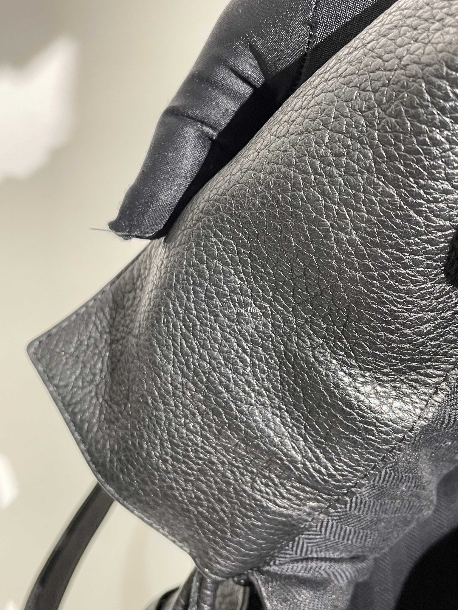 Loewe Black Grained Leather Flamenco Tassel Bag OS-20