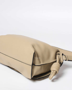 Loewe Beige Flamenco Medium Flap Shoulder Bag