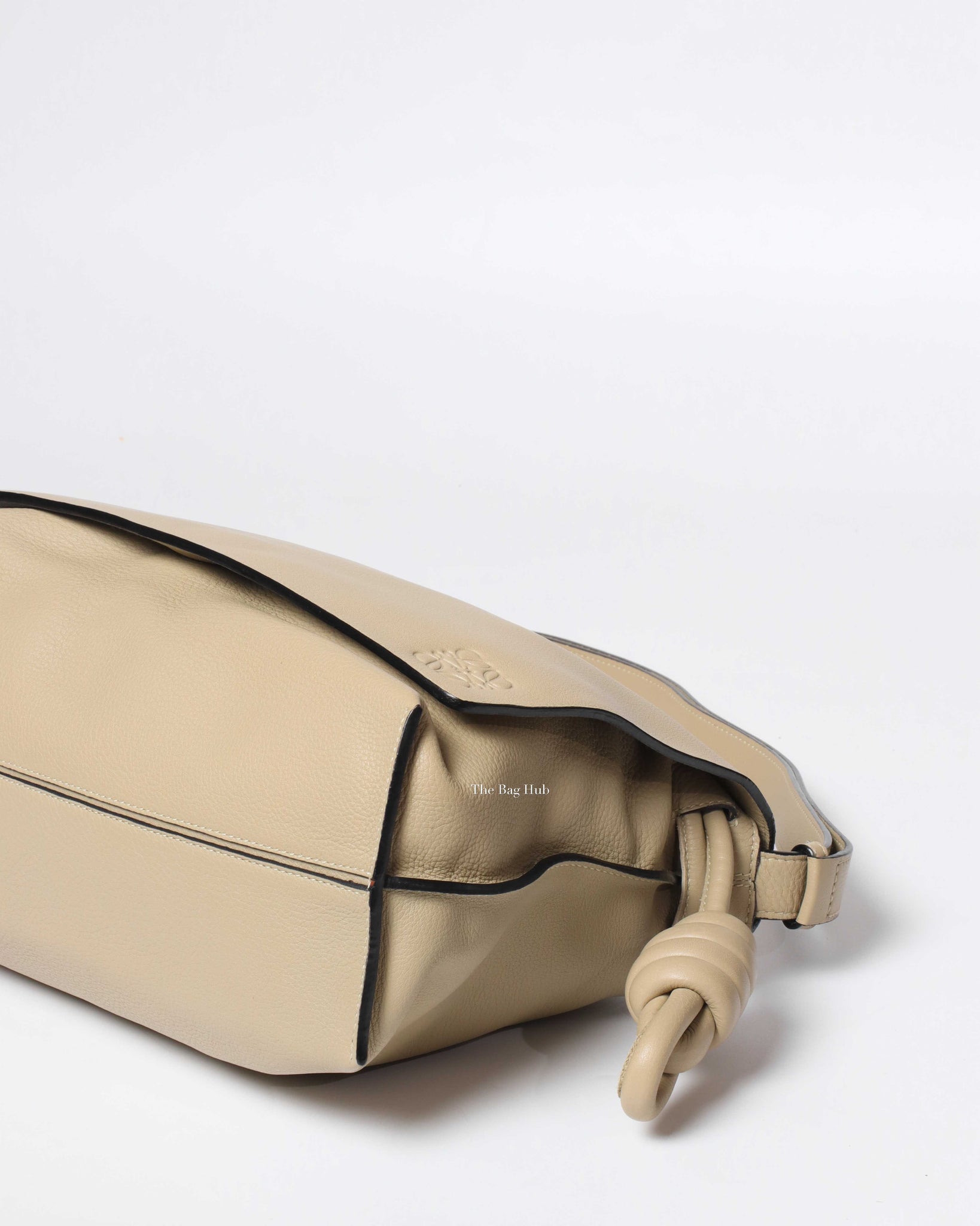 Loewe Beige Flamenco Medium Flap Shoulder Bag