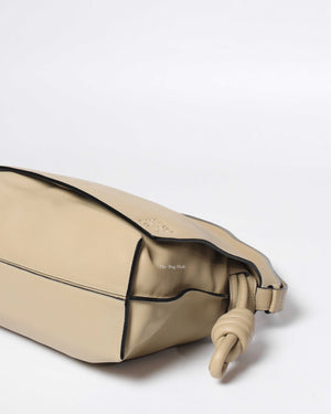 Loewe Beige Flamenco Medium Flap Shoulder Bag