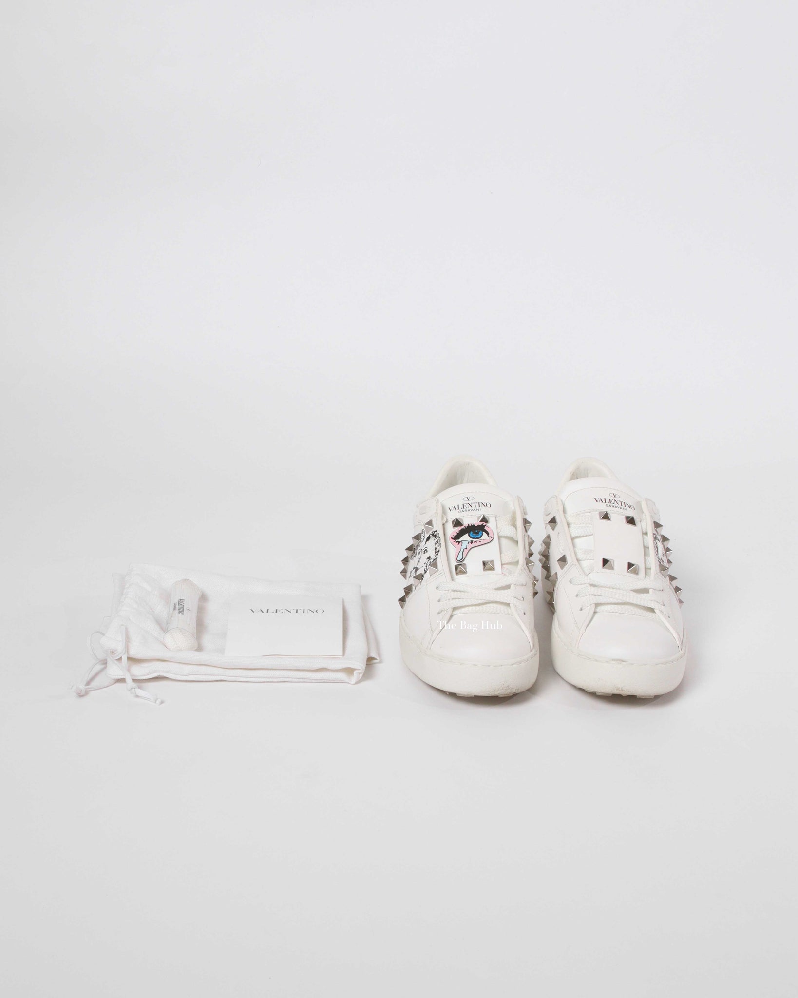 Valentino White X Undercover Rockstud Sneaker Size 36
