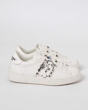 Valentino White X Undercover Rockstud Sneaker Size 36
