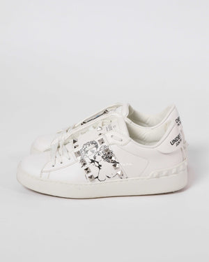 Valentino White X Undercover Rockstud Sneaker Size 36
