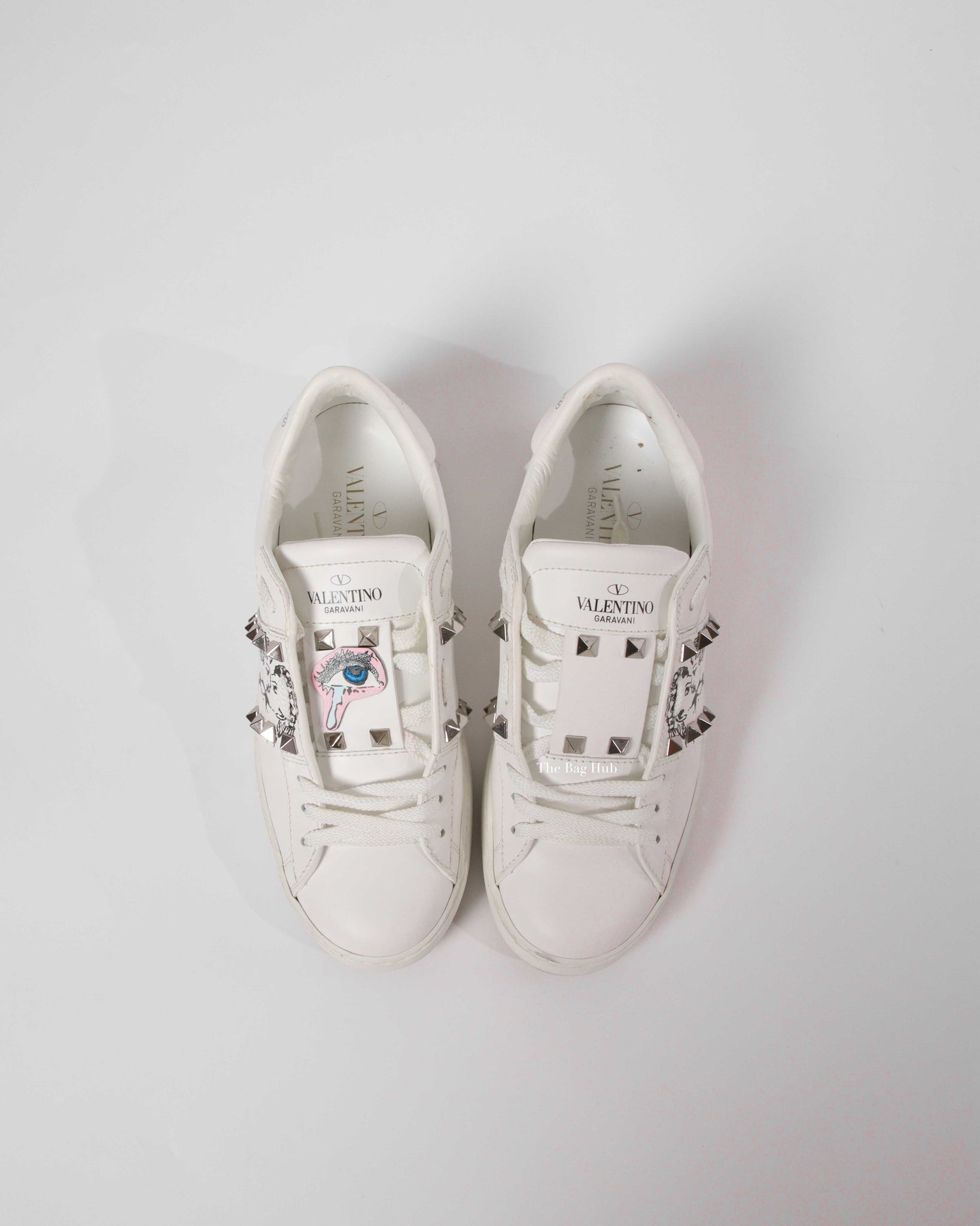 Valentino White X Undercover Rockstud Sneaker Size 36