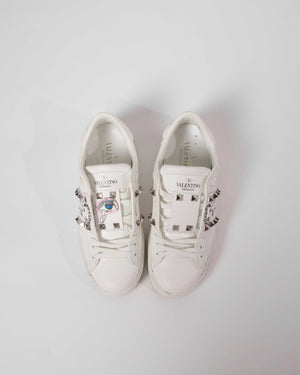 Valentino White X Undercover Rockstud Sneaker Size 36