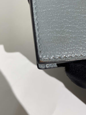 Dior Cloud Blue Saddle Flap Card Holder-16