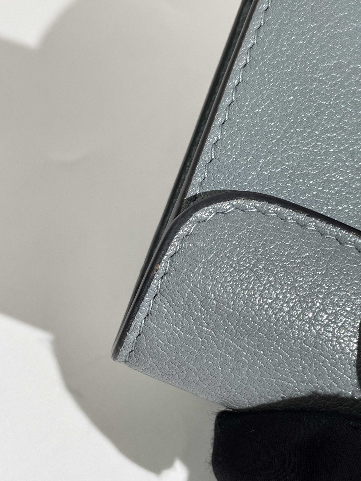 Dior Cloud Blue Saddle Flap Card Holder-18