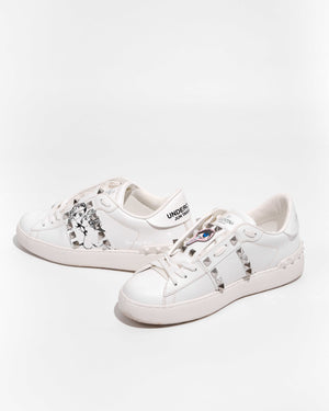 Valentino White X Undercover Rockstud Sneaker Size 36