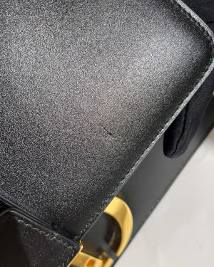 Dior Black Box Calfskin 30 Montaigne Shoulder Bag