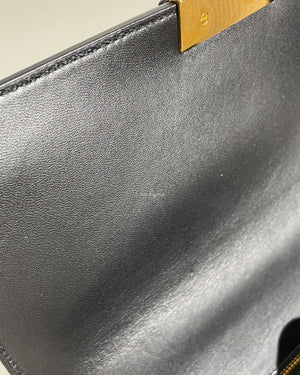 Dior Black Box Calfskin 30 Montaigne Shoulder Bag