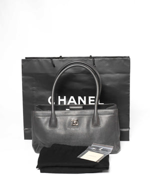 Large Deauville Tote Grey SHW