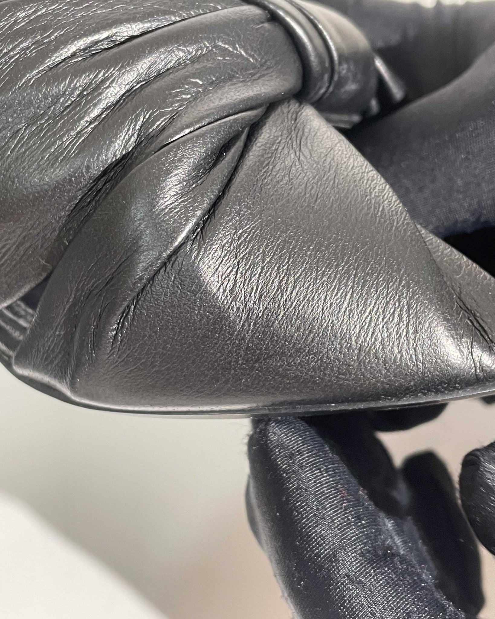 Balenciaga Black Drapy Leather Sandals 80mm Size 39-10