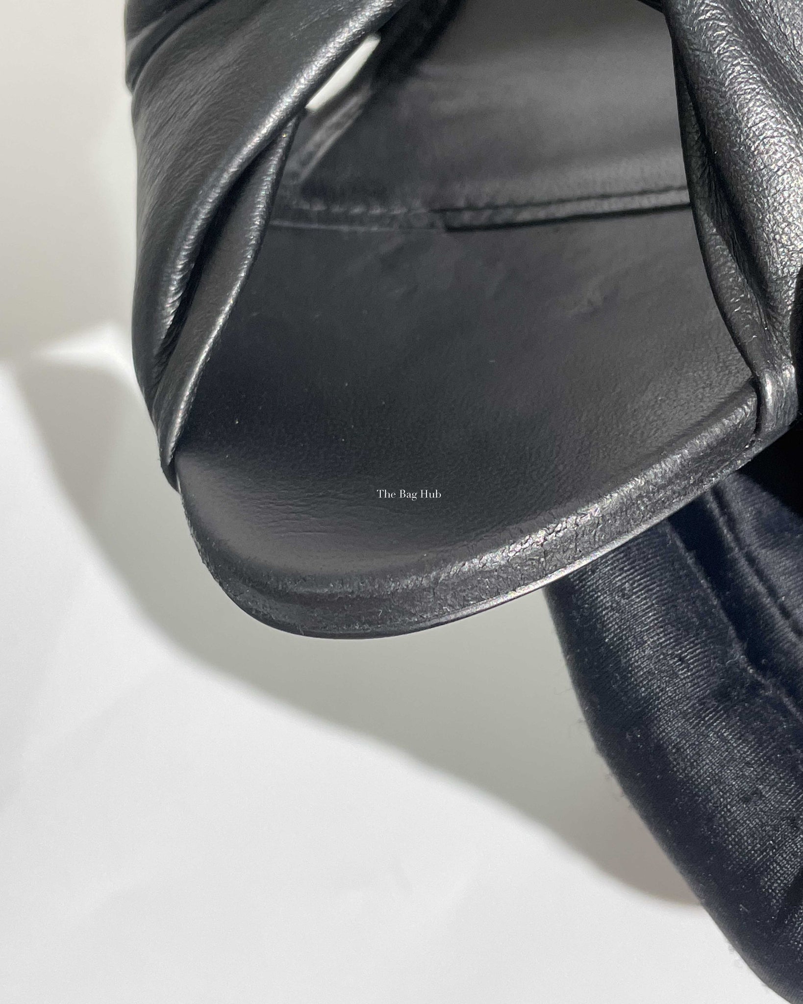 Balenciaga Black Drapy Leather Sandals 80mm Size 39-12