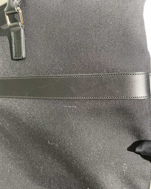 Saint Laurent Black Canvas & Leather Tote Bag-13