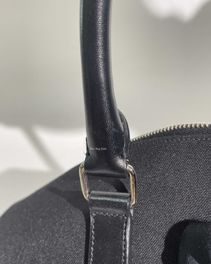 Saint Laurent Black Canvas & Leather Tote Bag-23