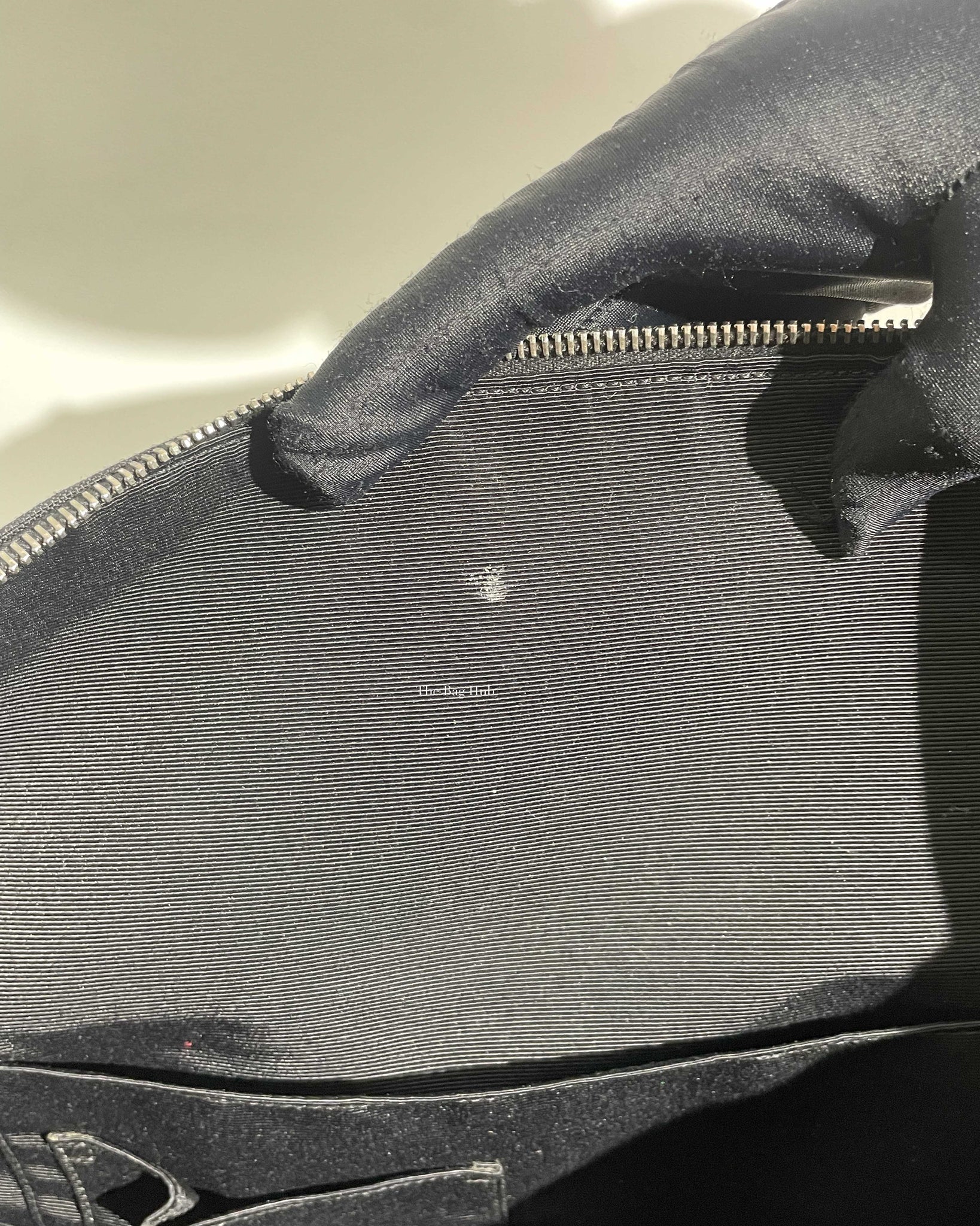 Saint Laurent Black Canvas & Leather Tote Bag-30