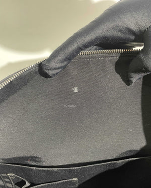 Saint Laurent Black Canvas & Leather Tote Bag-30