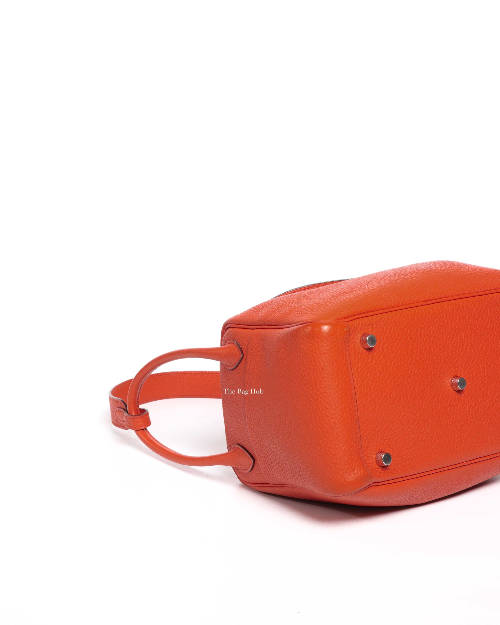 Hermes Orange Lindy 26 Bag PHW