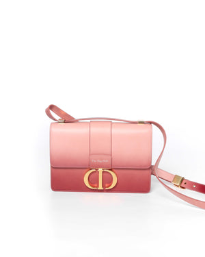 Dior Pink Ombre Leather 30 Montaigne Bag
