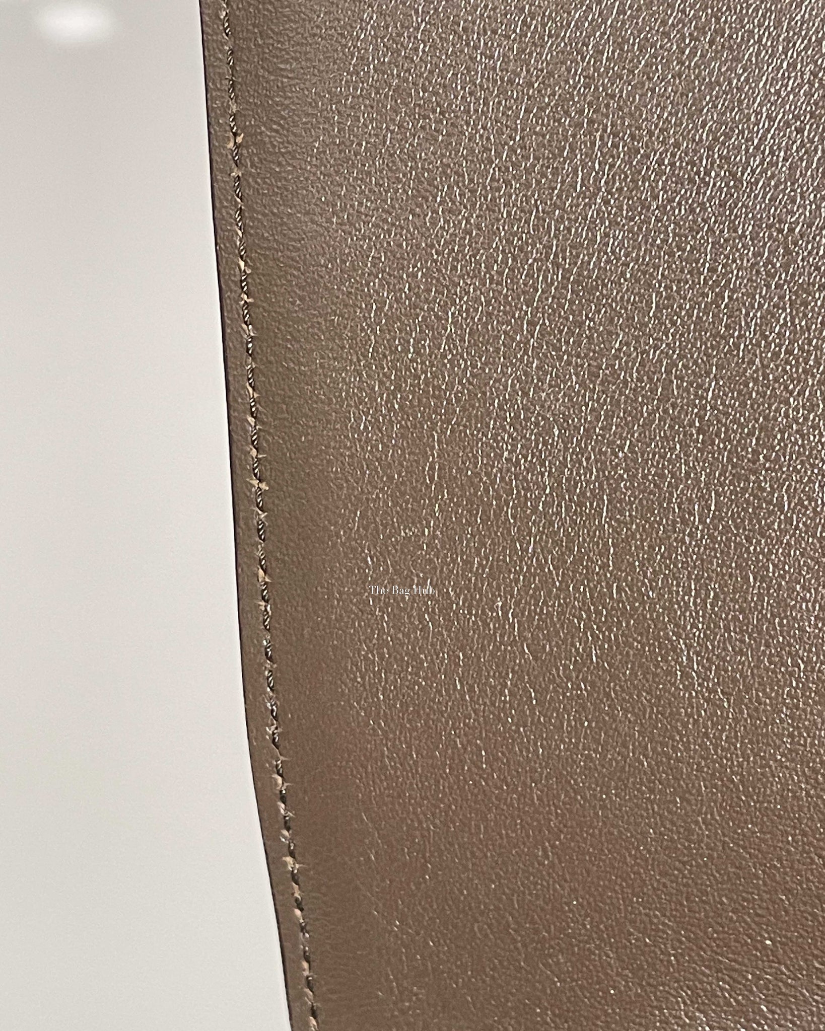 Celine Grey/Beige Drummed Leather/Suede Small Trapeze Bag