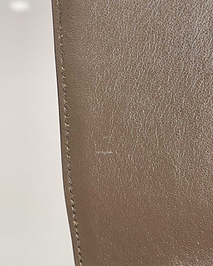 Celine Grey/Beige Drummed Leather/Suede Small Trapeze Bag