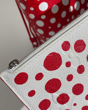 Louis Vuitton Rouge/Blanc YK x Monogram Empreinte Neverfull MM Bag