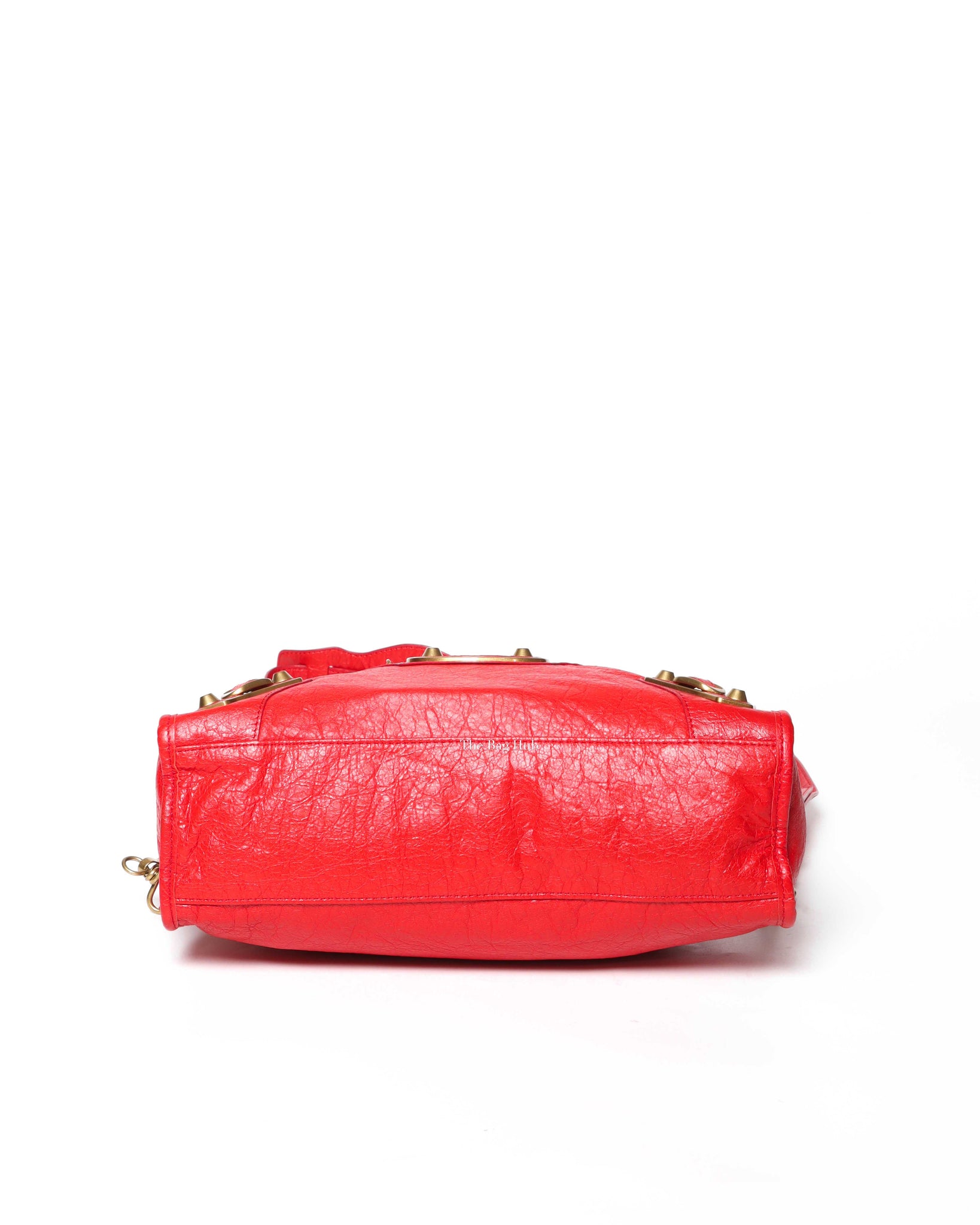 Balenciaga Red Mini Edge City Bag GHW