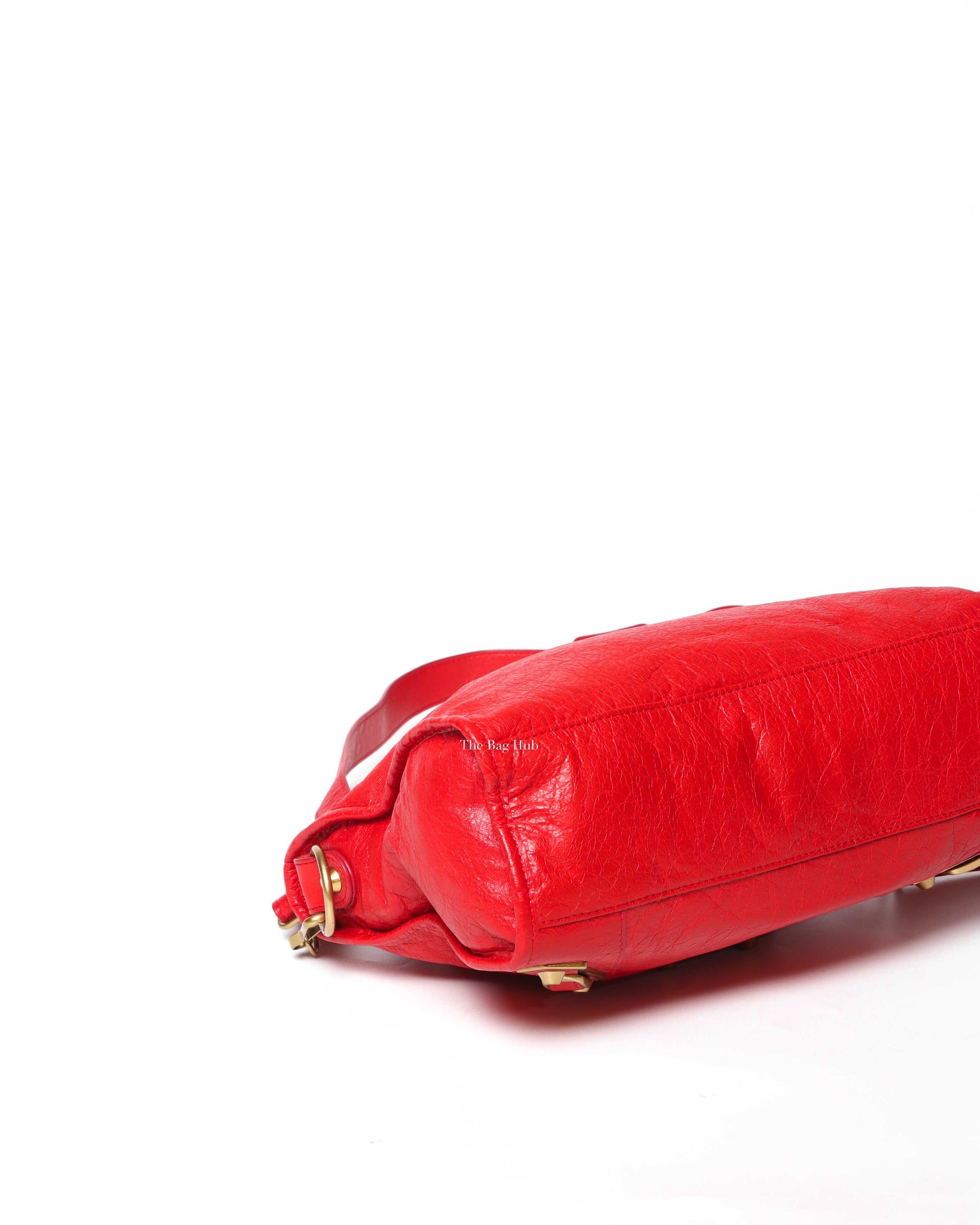 Balenciaga Red Mini Edge City Bag GHW
