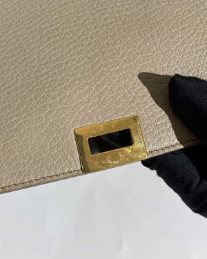 Celine Tri-Color Suede and Leather Medium Trapeze Shoulder Bag-17