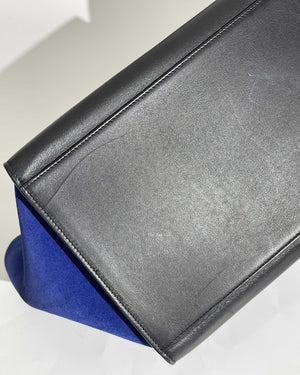 Celine Tri-Color Suede and Leather Medium Trapeze Shoulder Bag-29