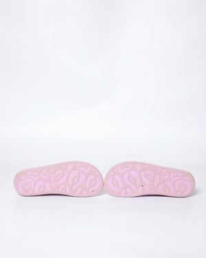 Alexander McQueen Purple Rubber Oversized Slides 40