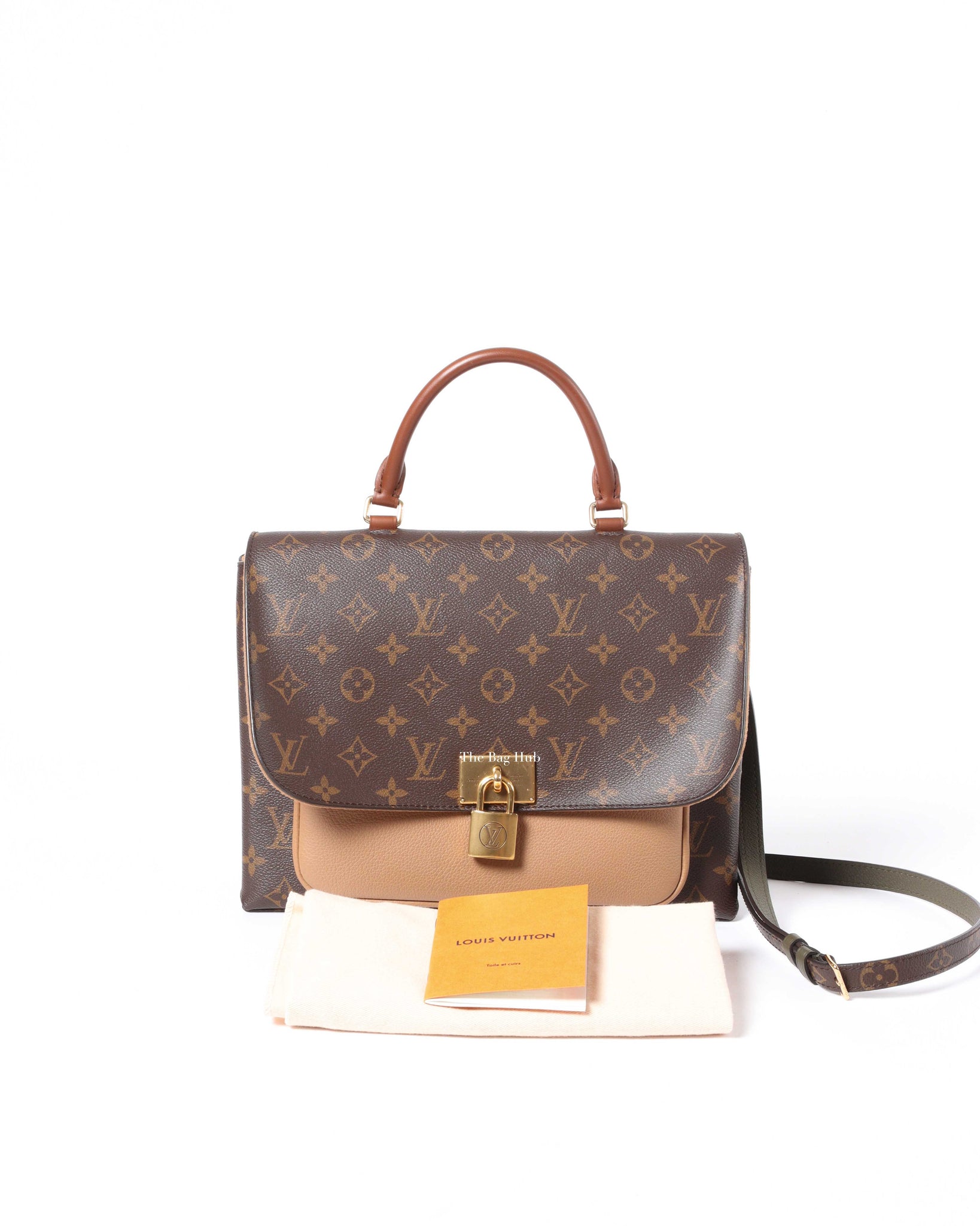 Louis Vuitton Monogram Canvas/Sesame Marignan Messenger Bag-13