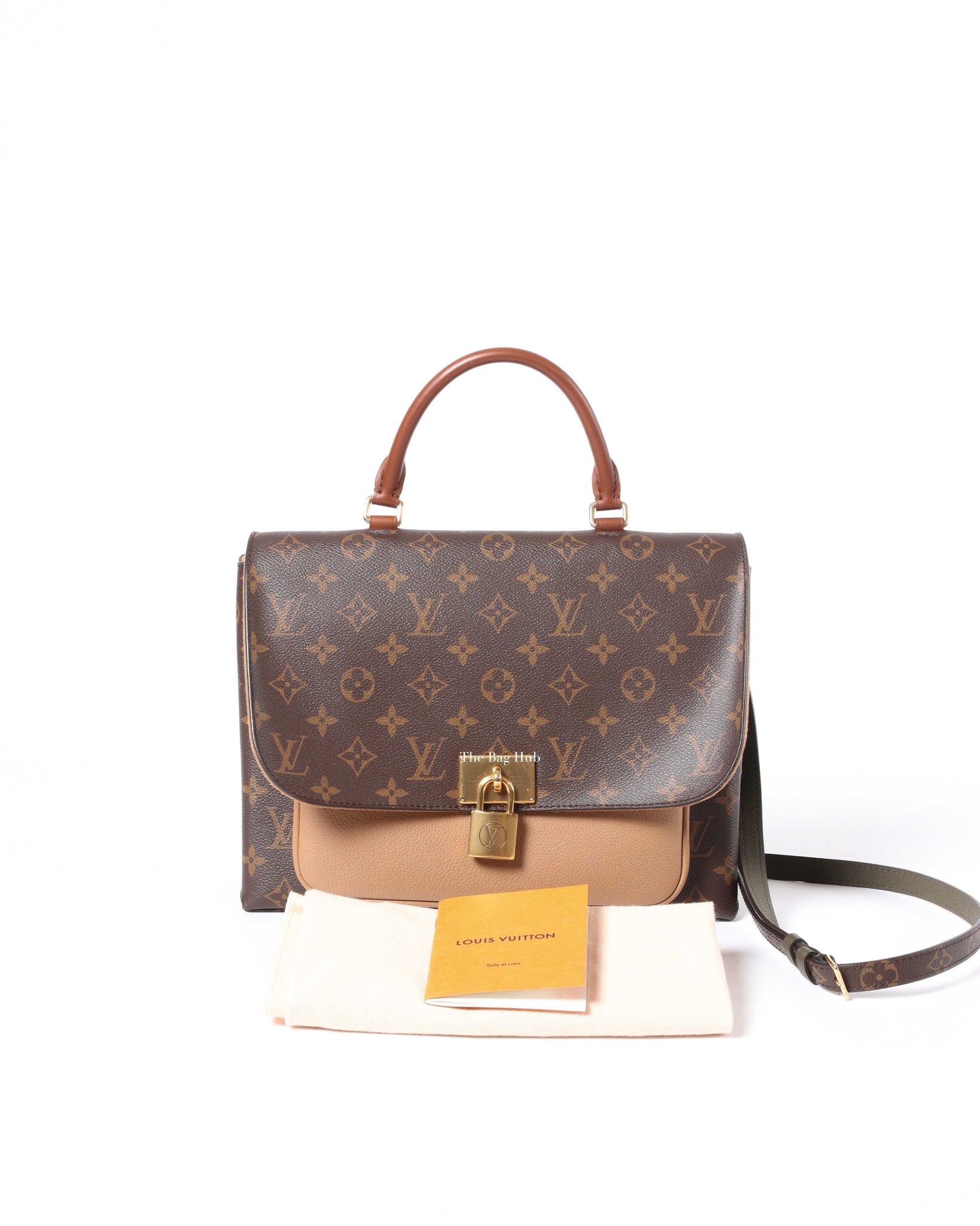 Louis Vuitton Sesame Leather Monogram Canvas Marignan Bag - Handbag | Pre-owned & Certified | used Second Hand | Unisex