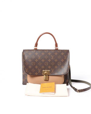 Louis Vuitton Monogram Canvas/Sesame Marignan Messenger Bag-13