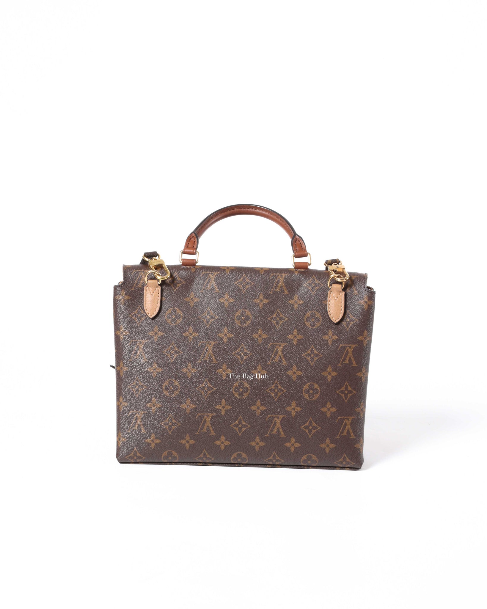 Louis Vuitton Sesame Leather Monogram Canvas Marignan Bag