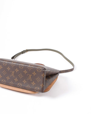 Louis Vuitton Monogram Canvas/Sesame Marignan Messenger Bag-10