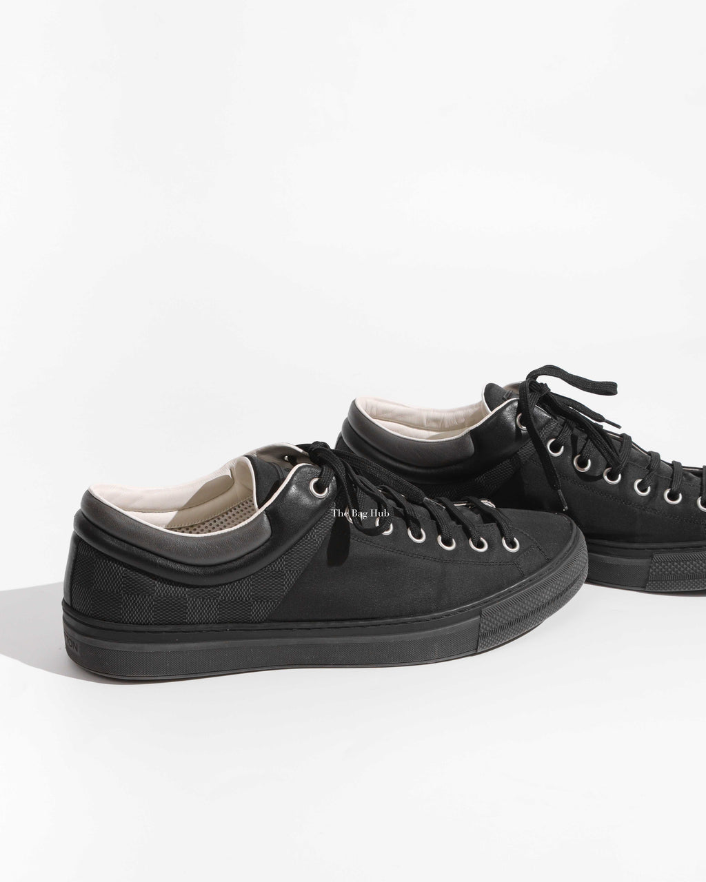 Louis Vuitton Damier Graphite Nylon Men's Sneakers Size 10-1