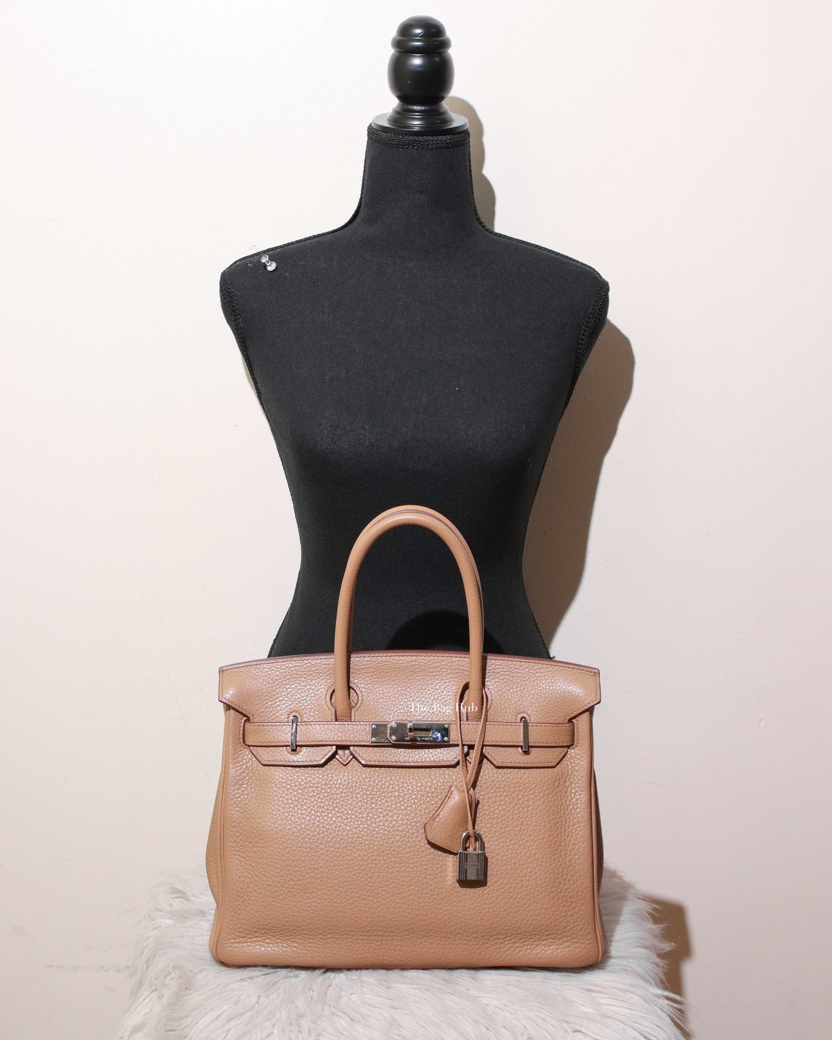 Hermes Trench Clemence Birkin 30 Bag-13