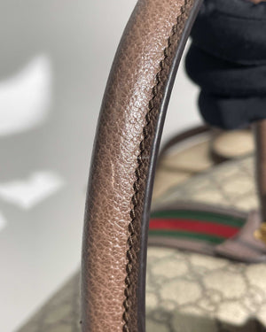 Gucci Brown GG Supreme Medium Duffle Bag
