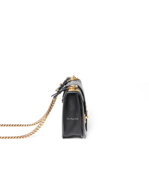 Prada Nero City Calf Saffiano Pionniere Cahier Bag 1BH056f