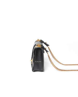 Prada Nero City Calf Saffiano Pionniere Cahier Bag 1BH056f