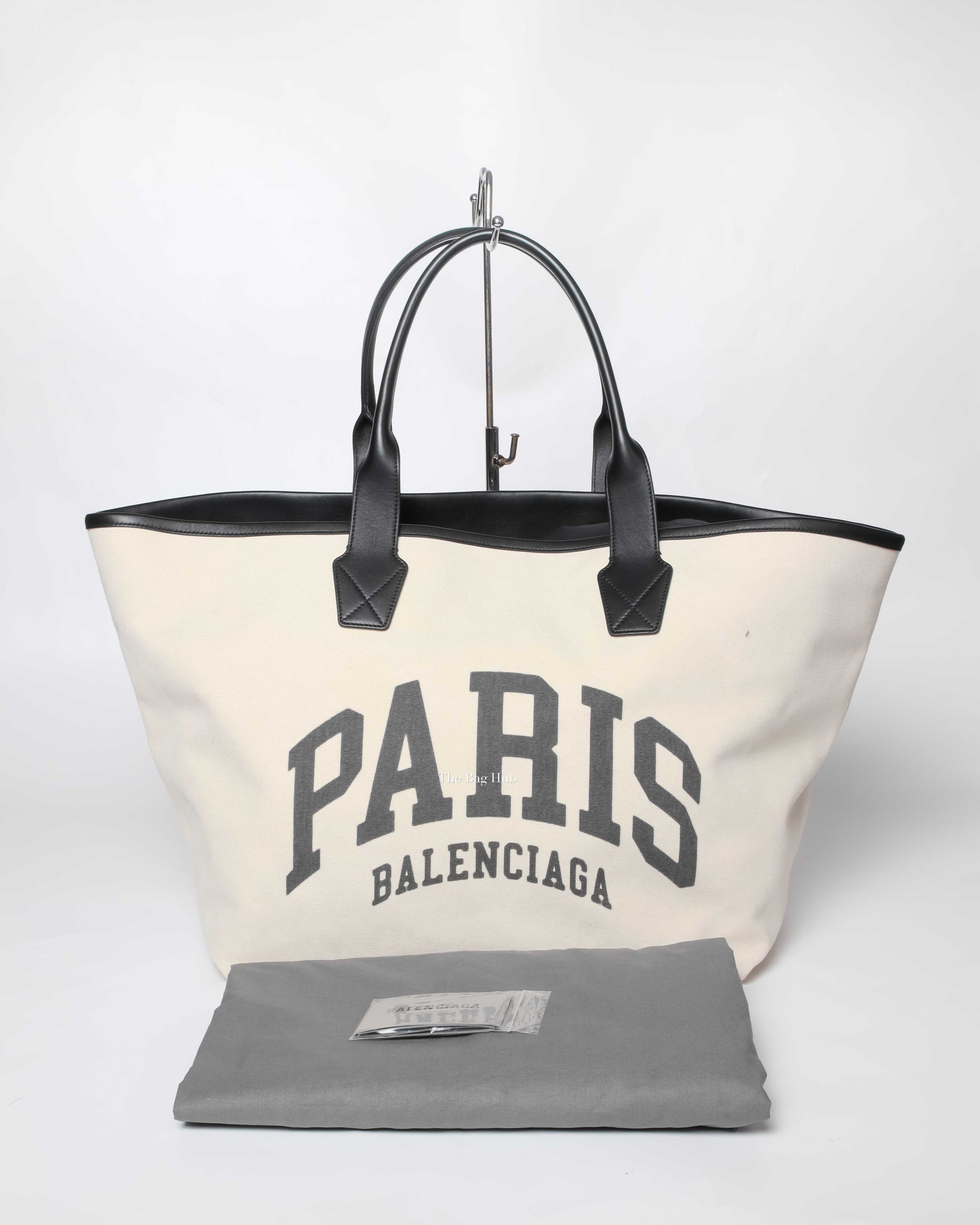 Balenciaga Beige Canvas Women's Cities Paris Jumbo Large Tote Bag - 13