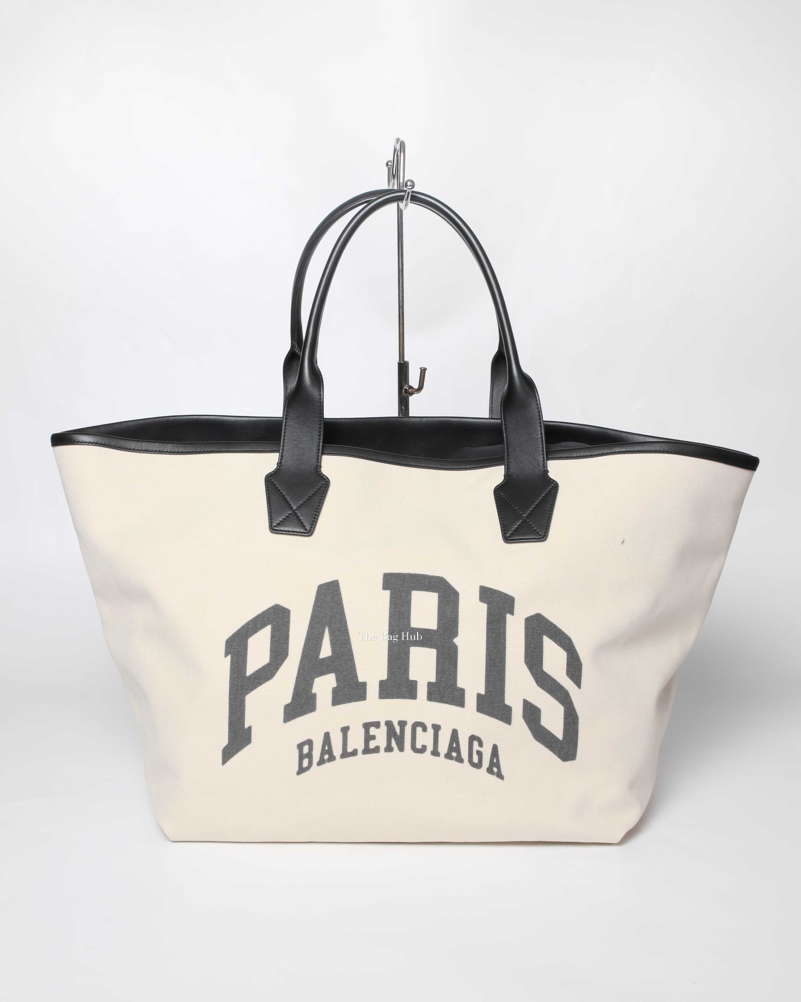 Balenciaga Beige Canvas Women's Cities Paris Jumbo Large Tote Bag - 2