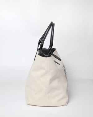 Balenciaga Beige Canvas Women's Cities Paris Jumbo Large Tote Bag - 4