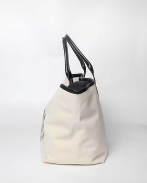 Balenciaga Beige Canvas Women's Cities Paris Jumbo Large Tote Bag - 5