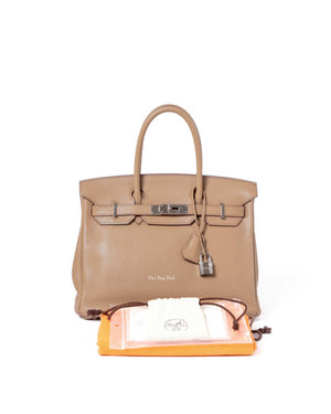 Hermes Trench Clemence Birkin 30 Bag-14