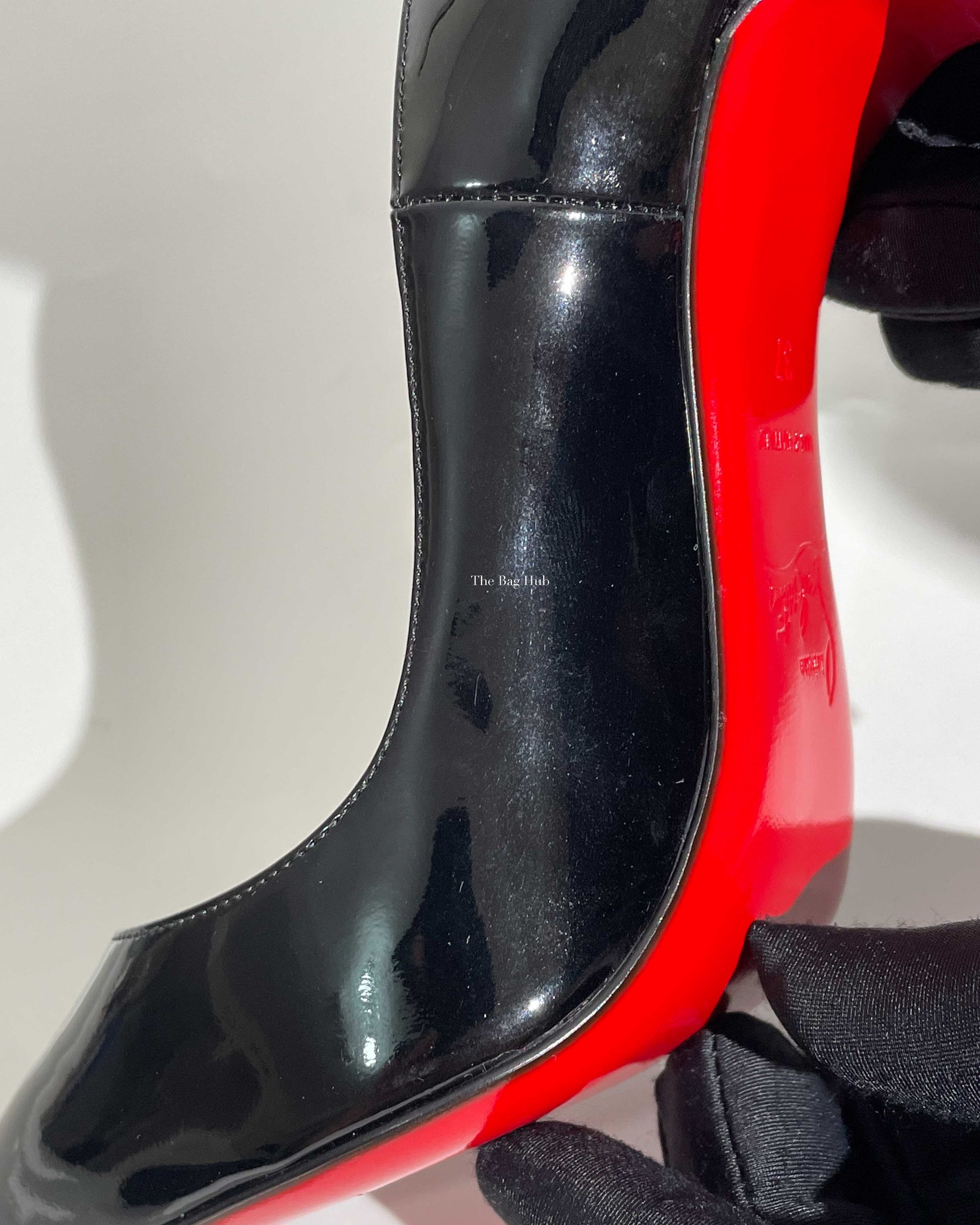 Christian Louboutin Black Patent So Kate 120 Pumps Size 37