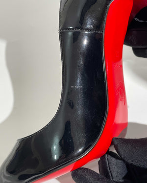Christian Louboutin Black Patent So Kate 120 Pumps Size 37